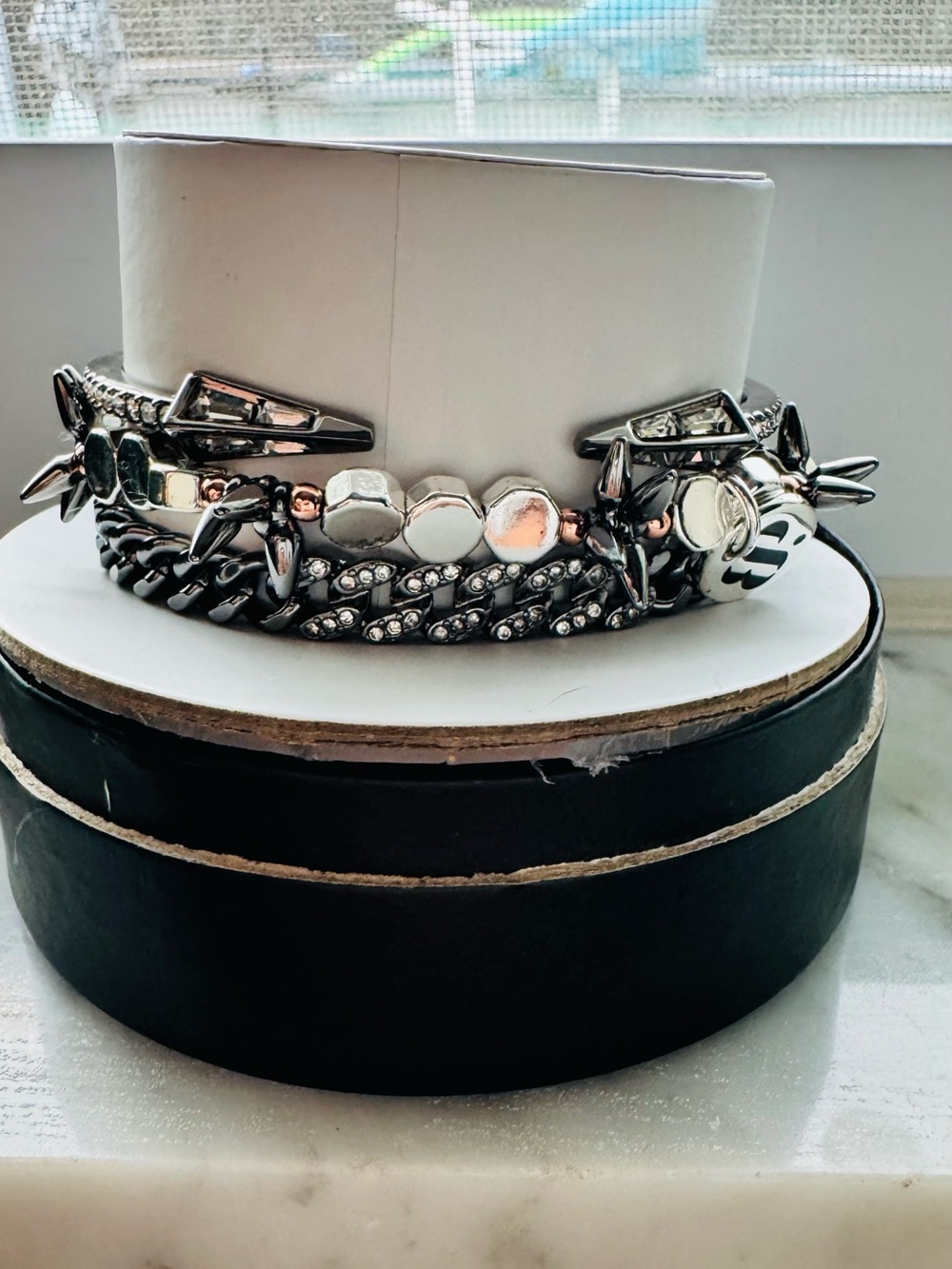 Bomb Party Fall Luxe Stack - Hematite/Rg/ Silver View 3